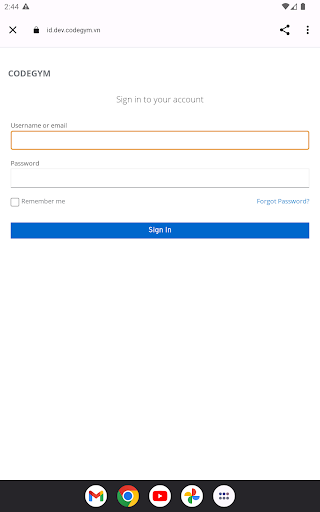Android application CodeGym Tim screenshort