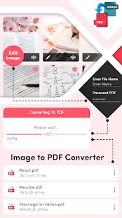 JPG to PDF Converter, Image to PDF Screenshot