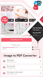 Screenshot 2 JPG to PDF Converter, IMGTOPDF android