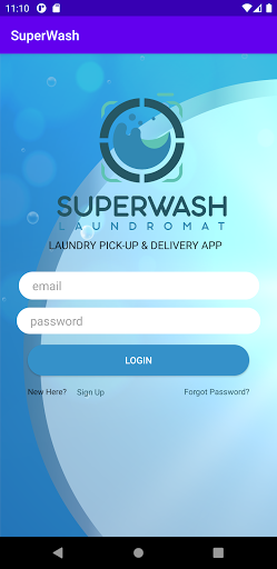 Android application Superwash OTG screenshort