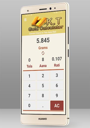 KT Gold Calculator Screenshot 2 - AppWisp.com