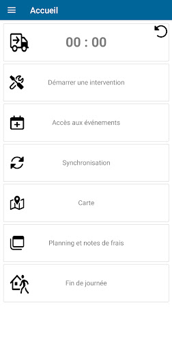 Android application IP'CONNECT screenshort