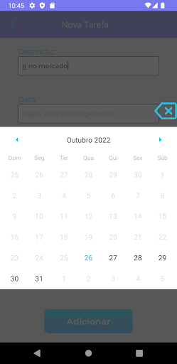 Checklist: lembretes Screen 3