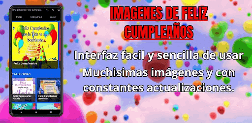 Android application Imagenes de Feliz Cumpleaños screenshort