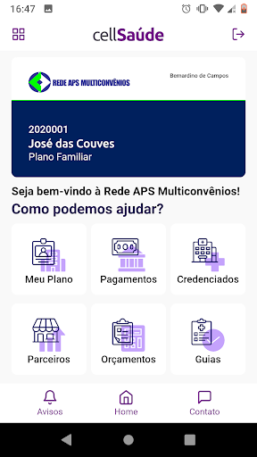 cellSaúde Screen 2