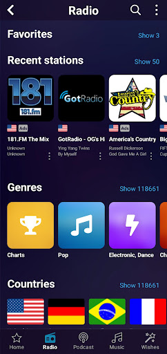 Audials Play Pro Radio+Podcast - Music & Audio - apps