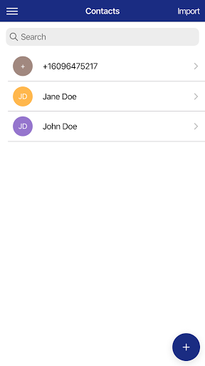 Android application VoIPo Messaging screenshort