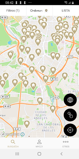 Android application CENTURY 21 España screenshort