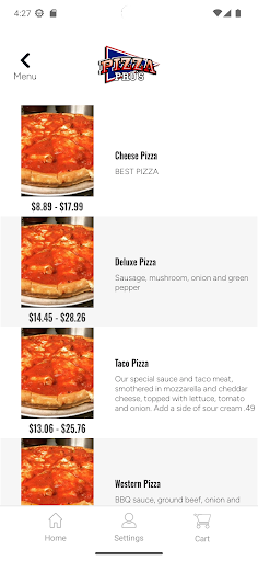 Screenshot of Pizza Pros