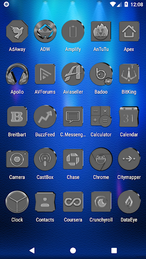 Silver and Grey Icon Pack Screen 3