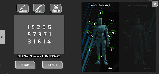 Sword Practice Guide Screen 3