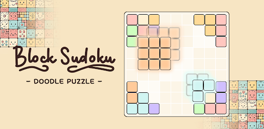 Block sudoku doodle puzzle
