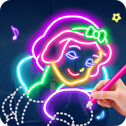 Imagen de icono Learn To Draw Glow Princess