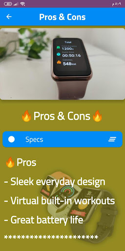 Huawei Watch fit Guide