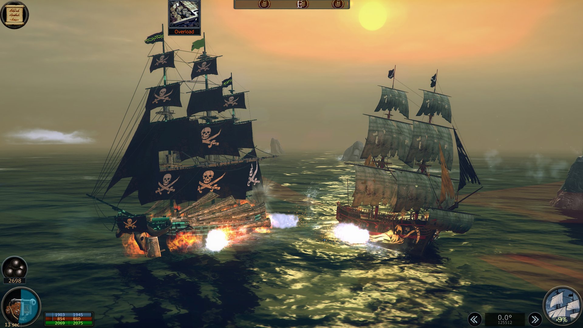 Android application Pirates Flag－Caribbean Sea RPG screenshort