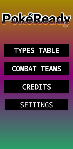 Android application PokeChart screenshort