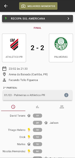placarZão - jogos de hoje Screen 2