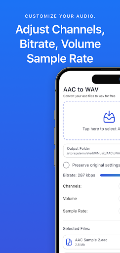 AAC to WAV Converter No Limits