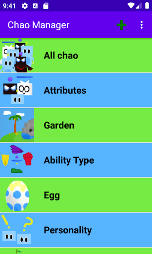 Android application Hedgehog pets Manager screenshort