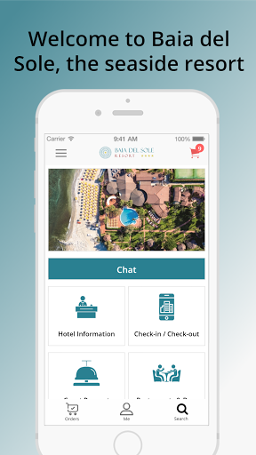 Android application Baia del Sole screenshort