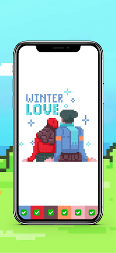 Pixel Art Coloring by Number Screen 3