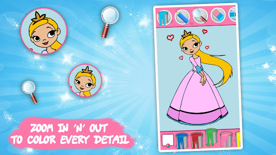 Kids coloring book: Princess 2.0.4 screenshots 16