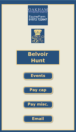 Android application Belvoir Hunt screenshort