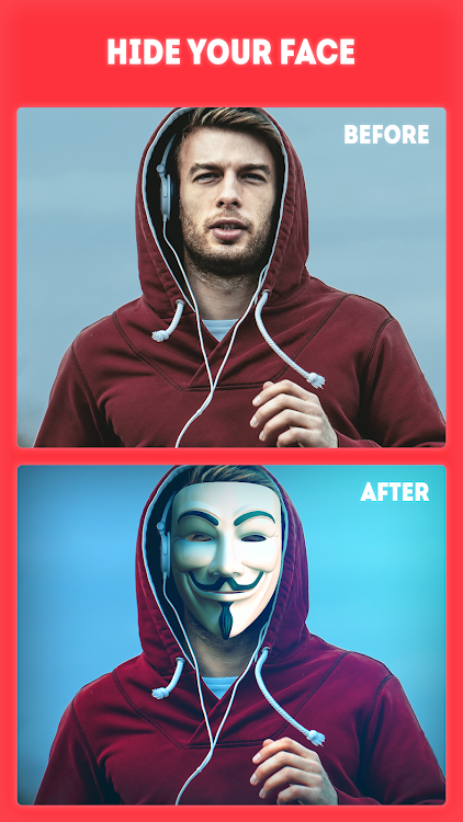 Anonymous Face Mask 2 - New - (Android)