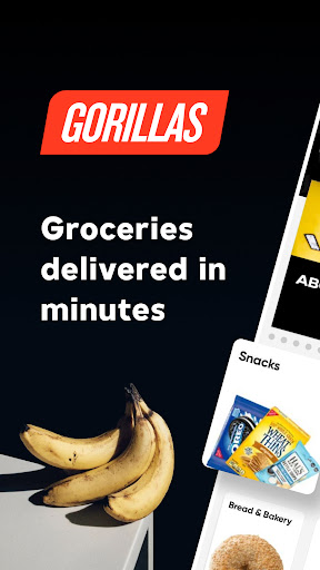 Screenshot of Gorillas: Online Food Delivery