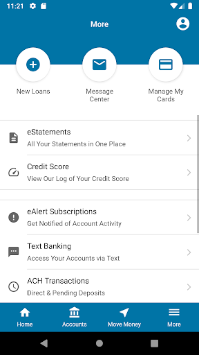 Android application Coast Guard Employees CU screenshort