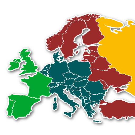 Juego de Mapa de Europa - País