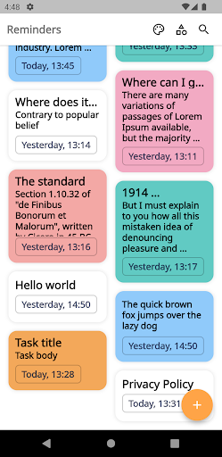 Tasks Screen 2