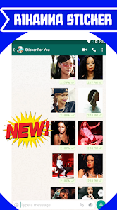 Captura 1 Rihanna Stickers for Whatsapp  android