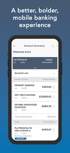 Android application SkyOne Mobile screenshort