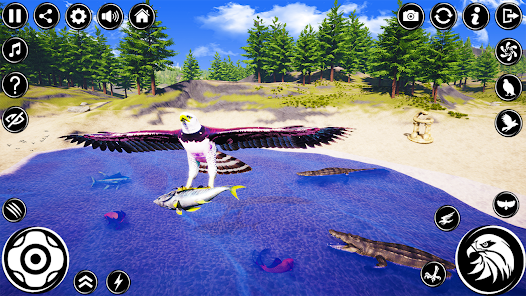 Captura de Pantalla 7 eagle simulator: juegos caza android