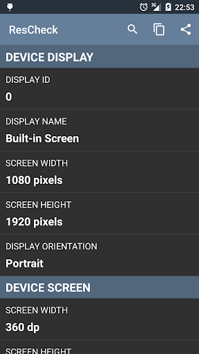 Resolution Check (ResCheck) Screen 2