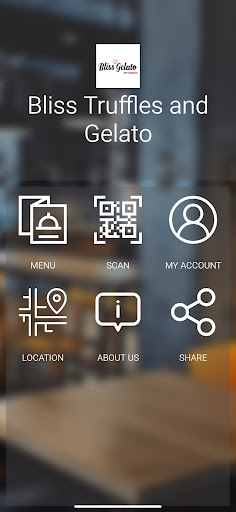 Android application Bliss Truffles and Gelato screenshort