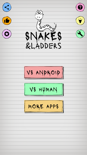 Android application Snakes and ladders king - Sket screenshort