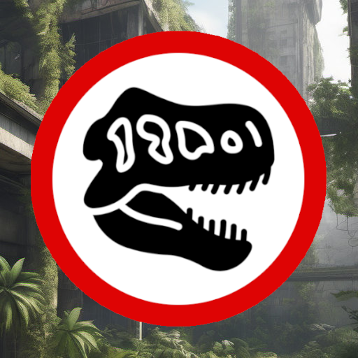 Postrias : Dinosaurs return logo