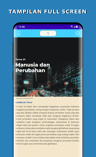 Android application IPS 9 Kurikulum Merdeka screenshort