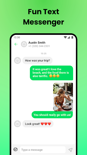 Screenshot of 2nd Phone Number - Text & Call