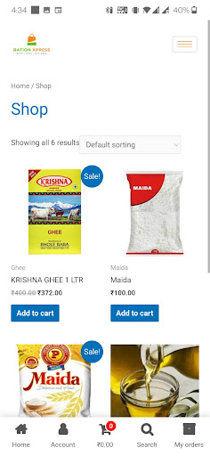 Ration Xpress Screen 3