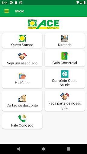 Android application ACE de Tupi Paulista screenshort