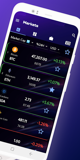 Coiners: CoinMarket Heatmap Screen 2