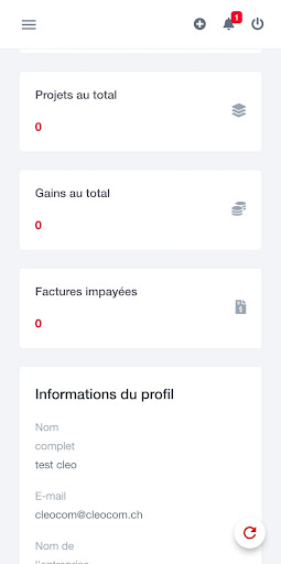 Acmedias CRM Screen 3