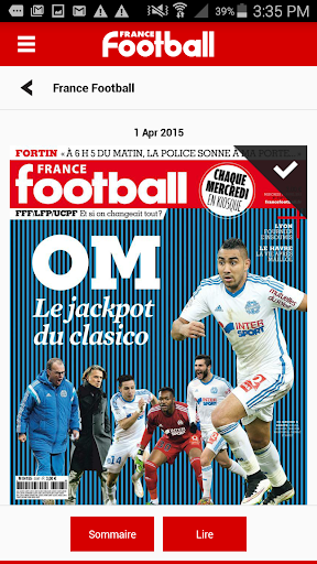 France Football le magazine Screen 2
