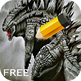 Draw Monster Godzilla Easy icon
