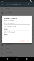 Les Journaux en Français APK capture d'écran Thumbnail #5