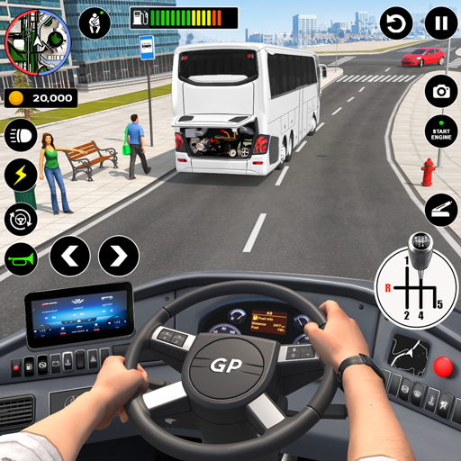 City Coach Bus Simulator Games 2023 - Jogos de condução de ônibus offline