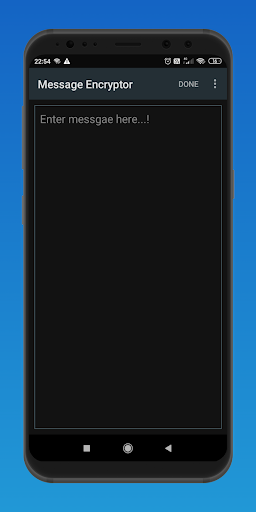 Android application Message Encryptor screenshort